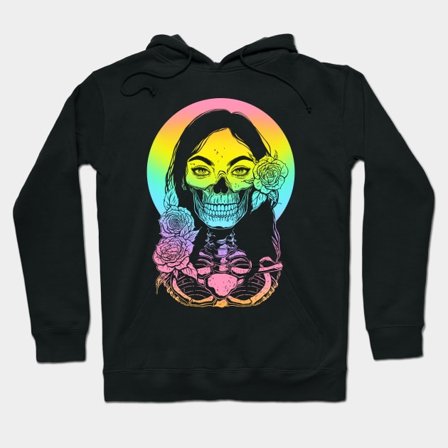 Dead Girl. Death Hoodie by OccultOmaStore